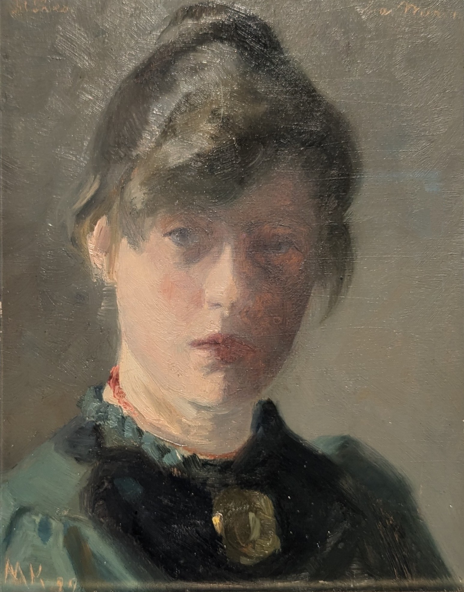 Selvportræt by Marie Krøyer