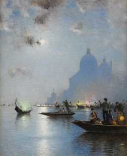 Venedig i Skymning by Wilhelm von Gegerfelt