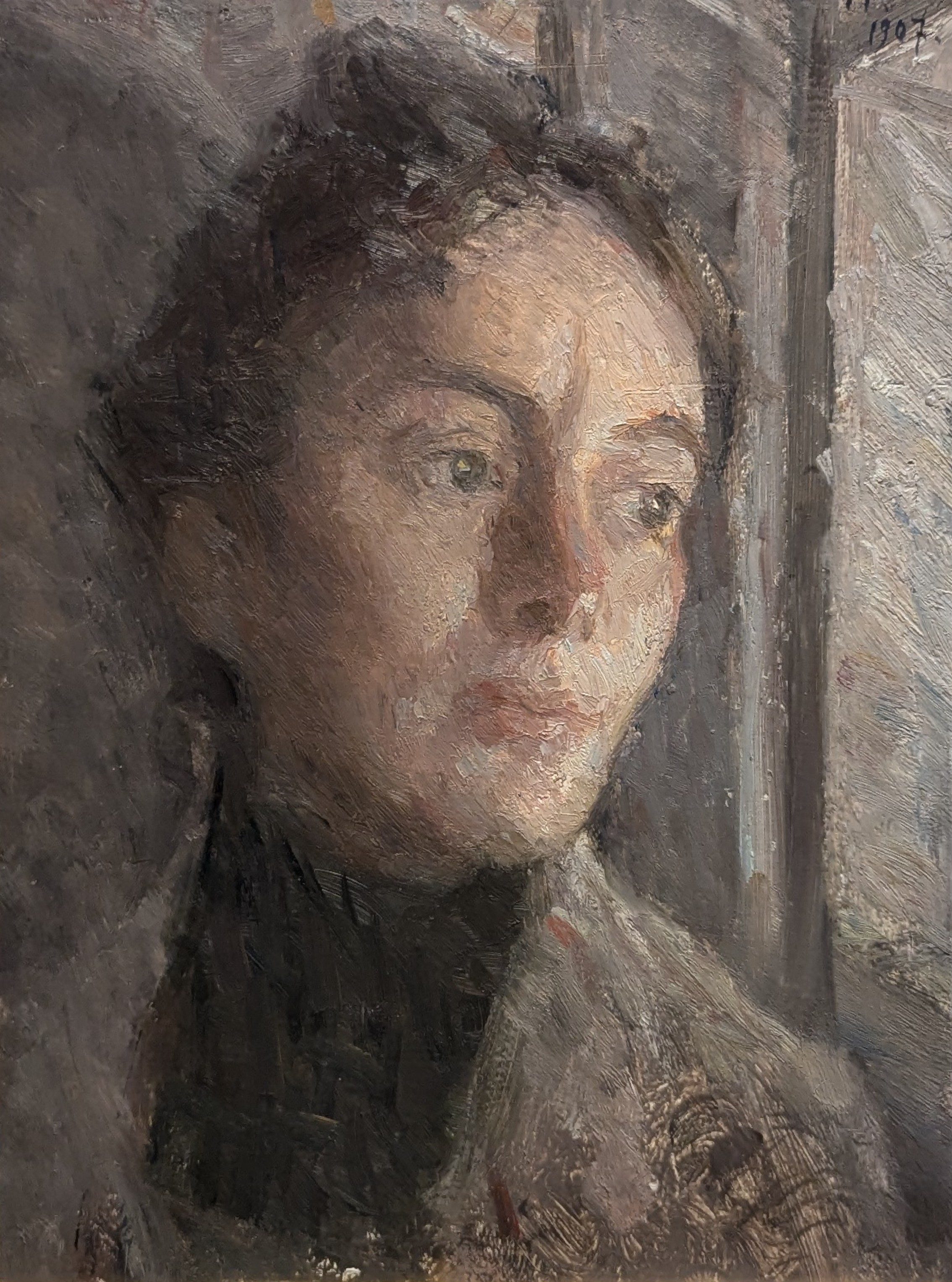 Porträtt av Karin Larsson by Hanna Hirsch Pauli