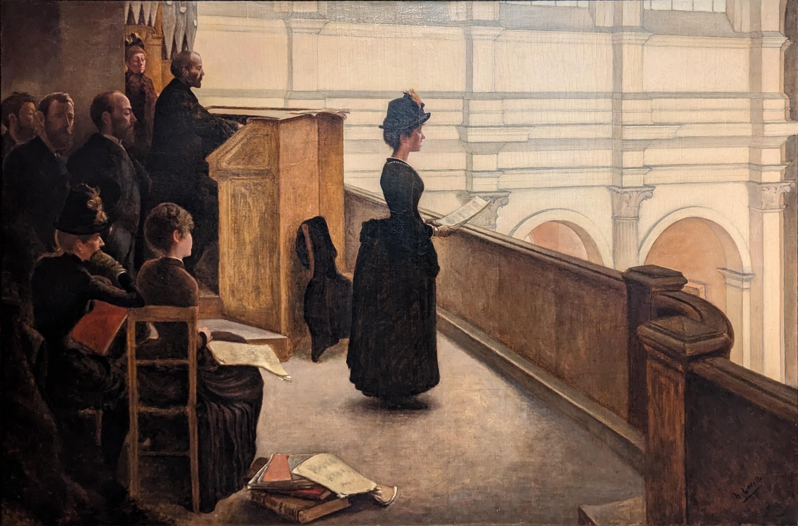 Á l'Orgue by Henry Lerolle