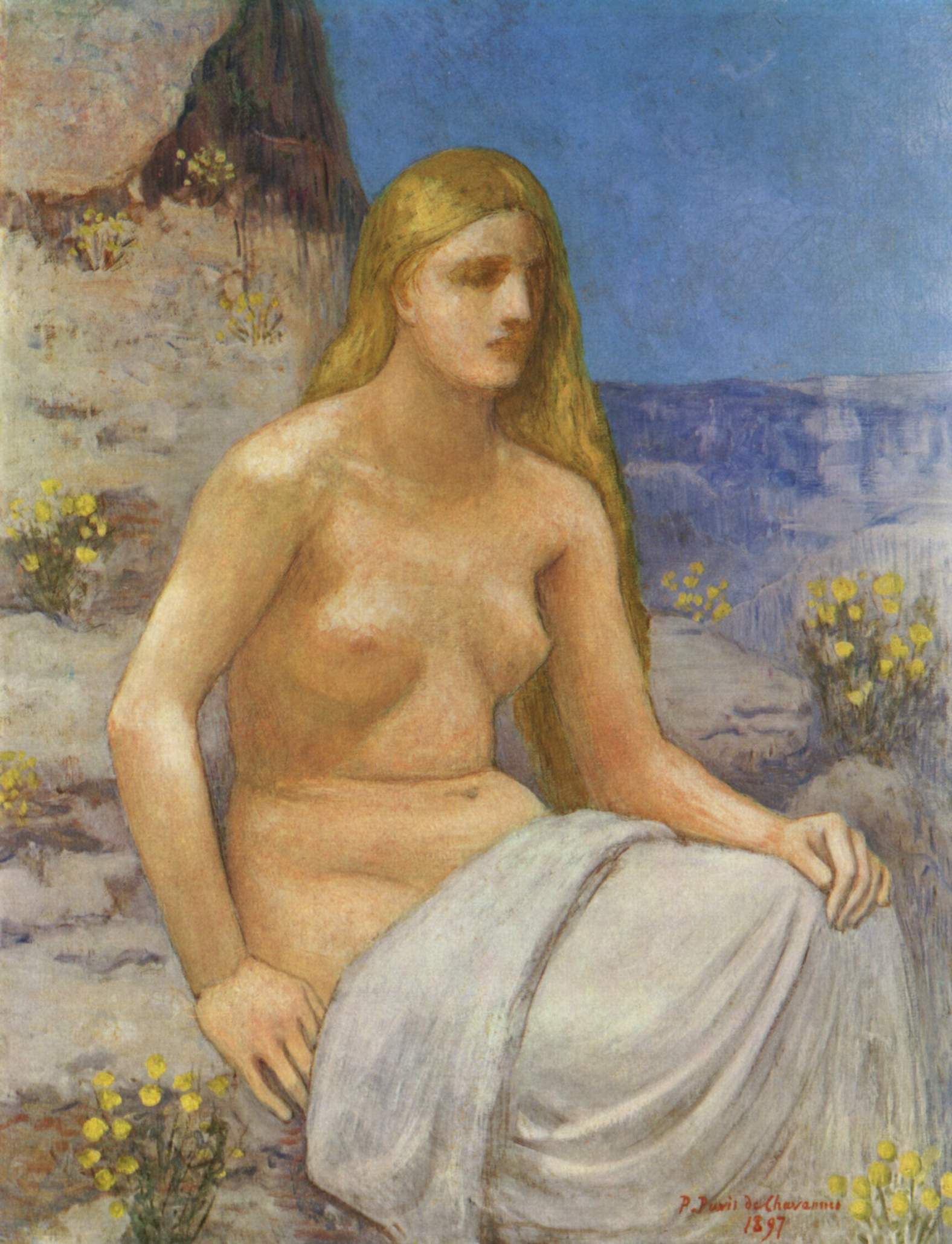 Mary Magdalene by Pierre Puvis de Chavannes