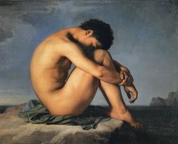 Young Man by the Sea by Jean Hippolyte Flandrin