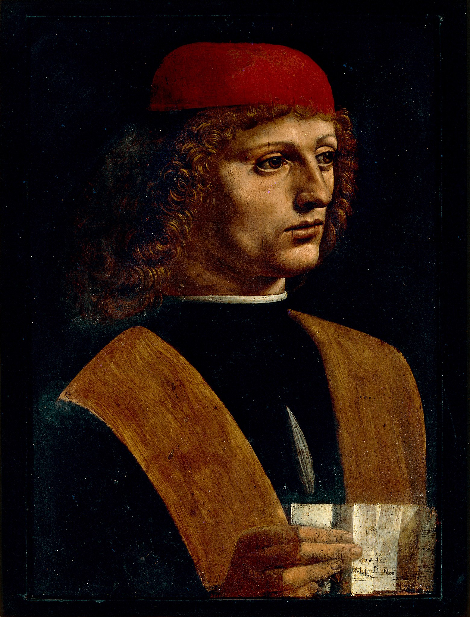 The Portrait of a Musician by Leonardo da Vinci