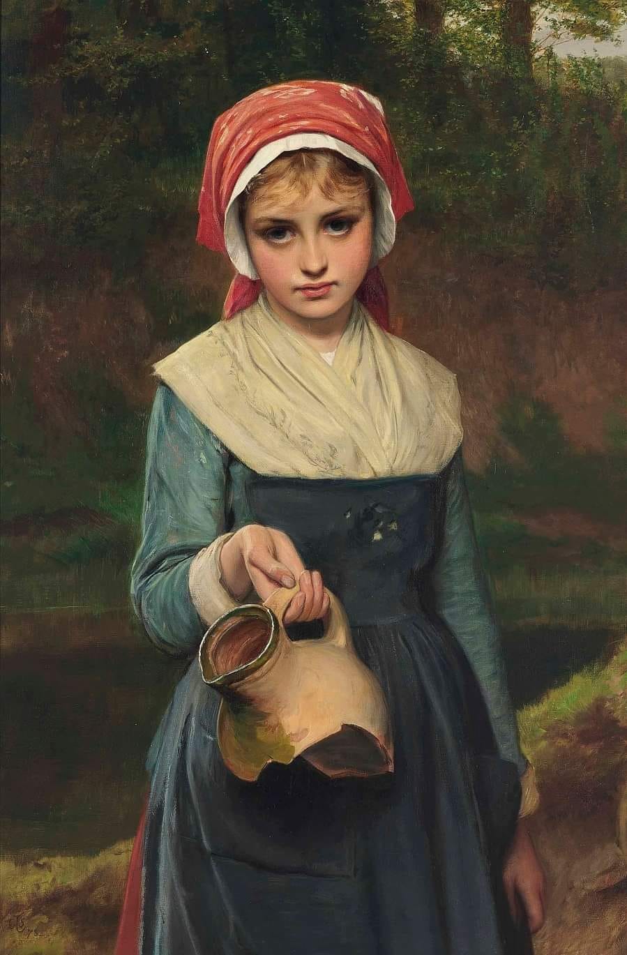 The Broken Pitcher, Charles Sillem Lidderdale