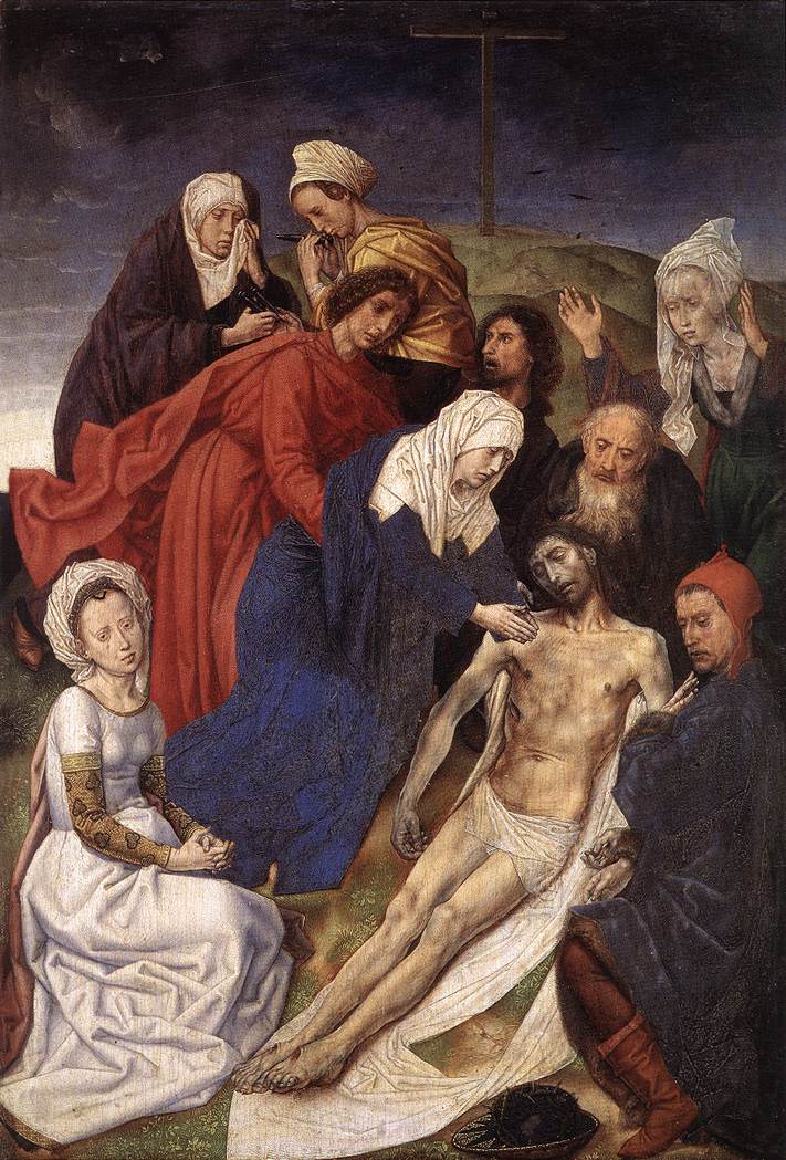 The lamentation over the dead Christ by Hugo van der Goes