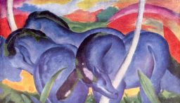 Die großen blauen Pferde by Franz Marc