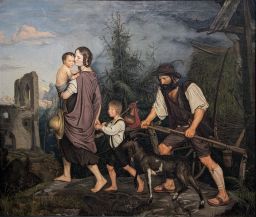 Heimkehr von der Arbeit by Friedrich Wasmann