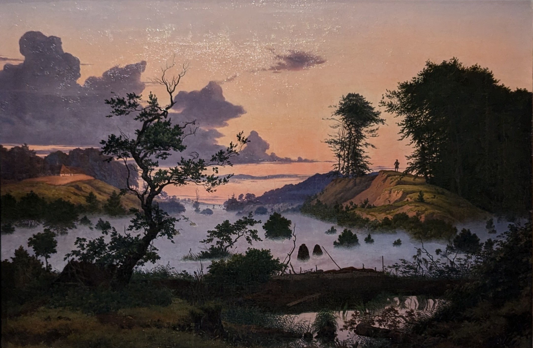 Dimma i Terkelskogen, efter solnedgången by Carl Georg Scheuermann
