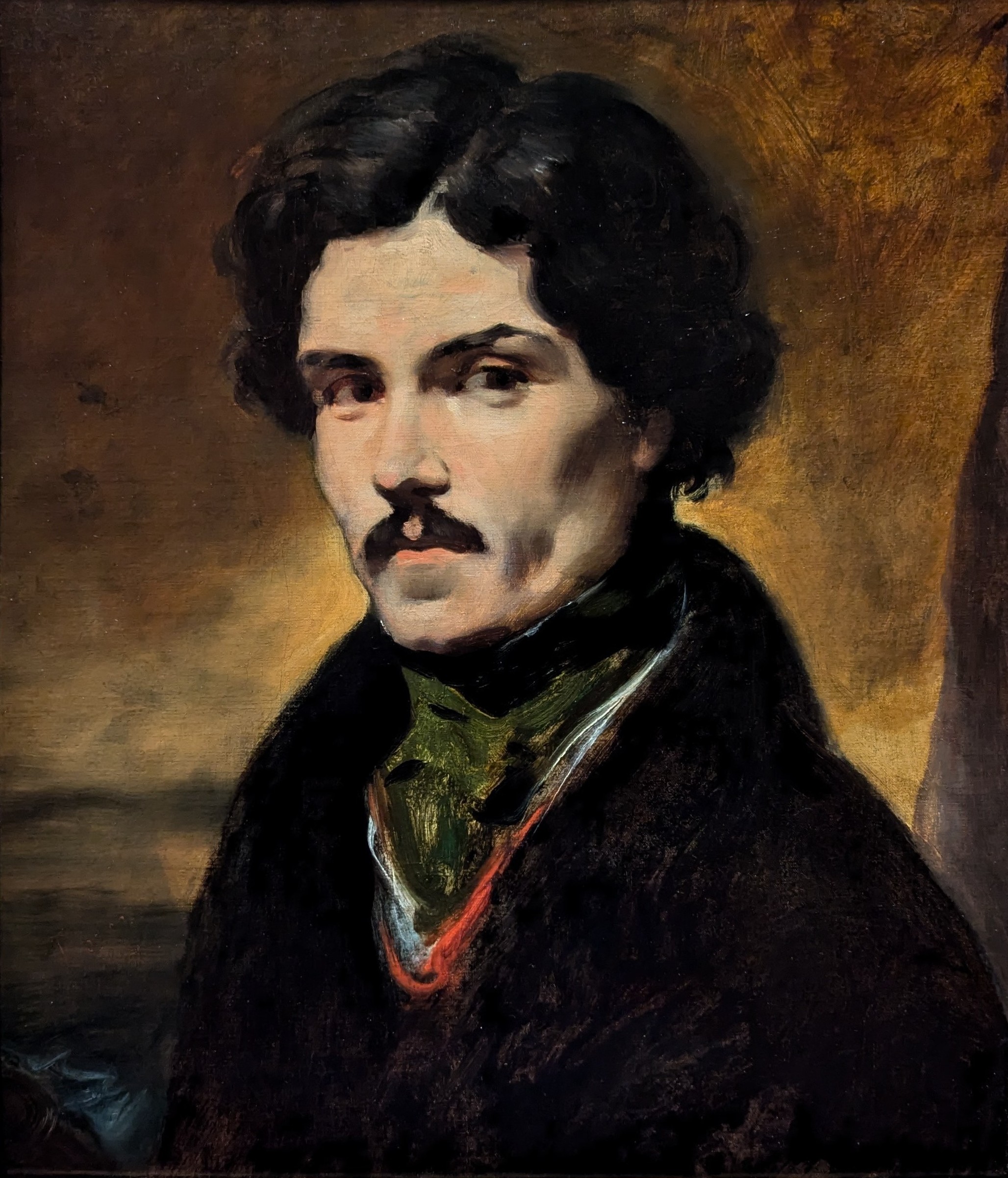 Portrait of Eugène Delacroix by Pierre-Joseph Dedreux-Dorcy