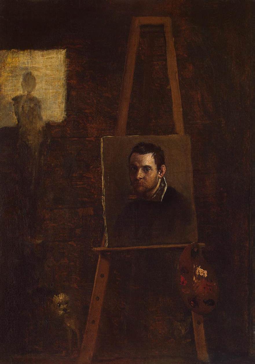 Self-portrait by Annibale Carracci