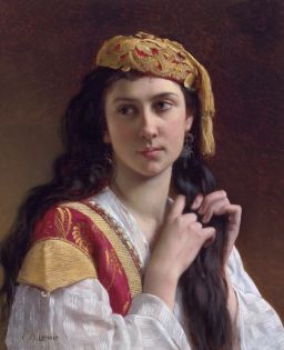 Jeune fille grecque by Charles-Amable Lenoir