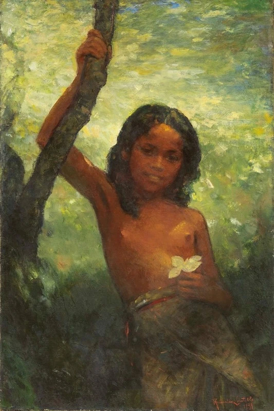 Ragazza Balinese, Romualdo Locatelli