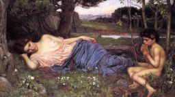 Listen to My Sweet Pipings by John William Waterhouse