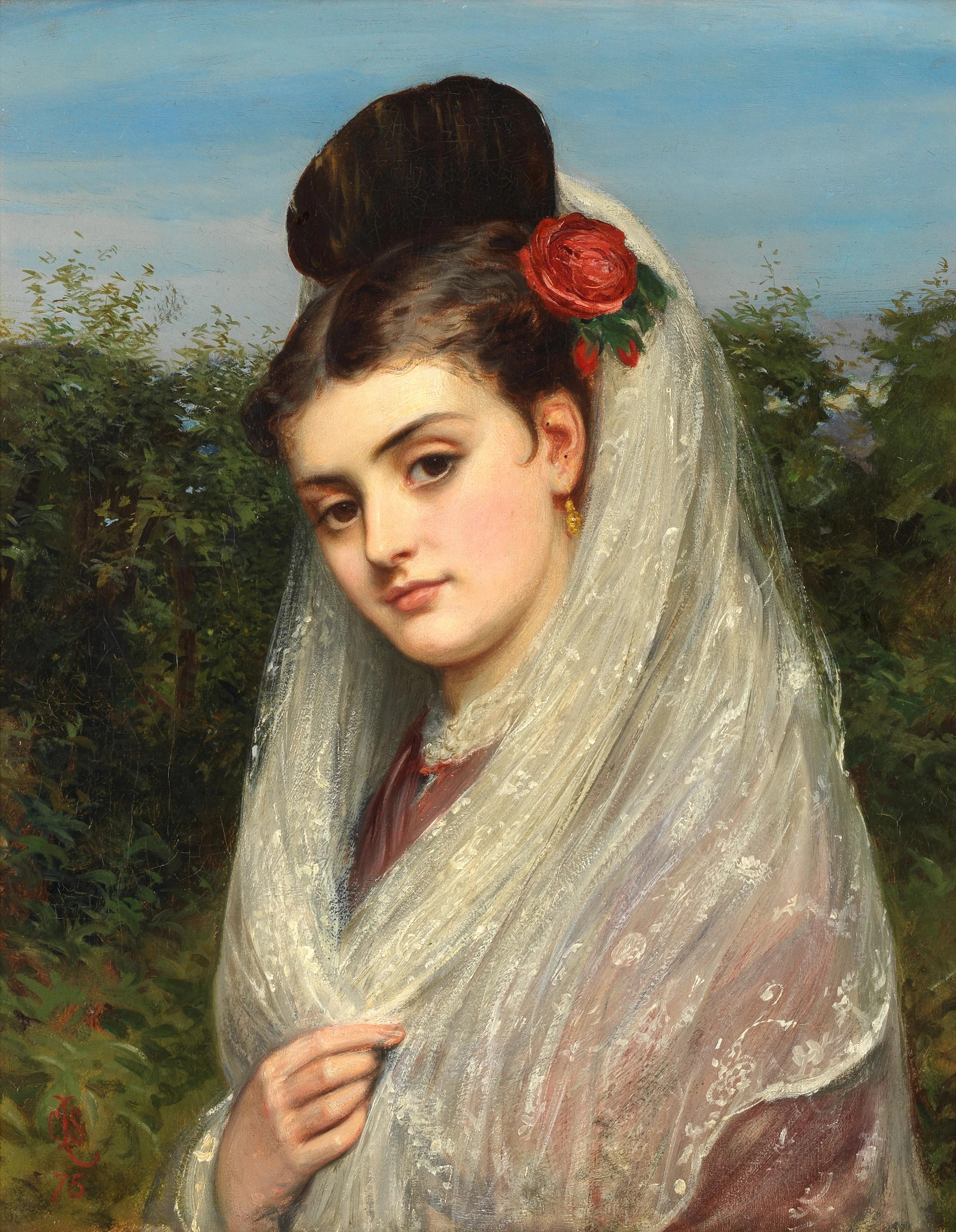 A Spanish Beauty by Charles Sillem Lidderdale