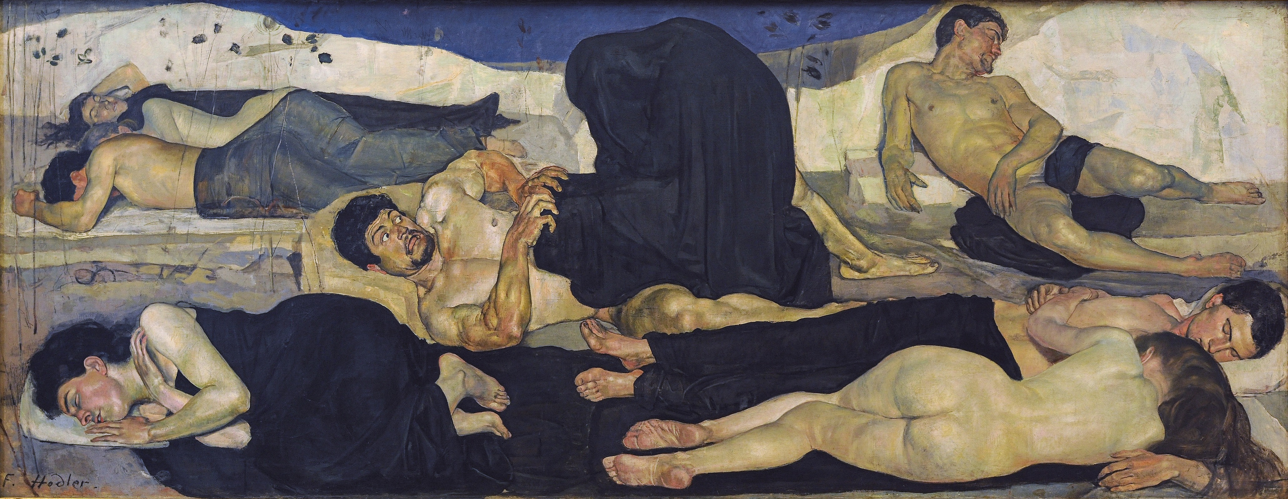 Die Nacht by Ferdinand Hodler