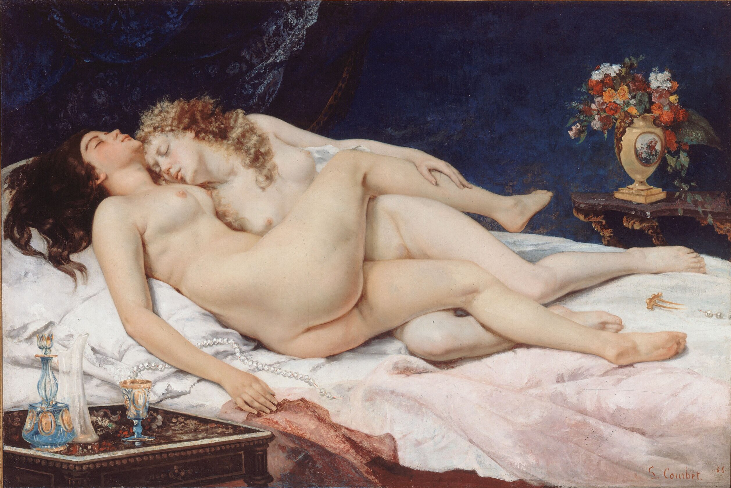The Sleepers, Gustave Courbet