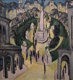 Der Belle-Alliance-Platz in Berlin by Ernst Ludwig Kirchner