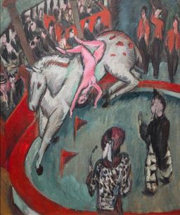 Zirkus (Zirkusreiterin)  by Ernst Ludwig Kirchner