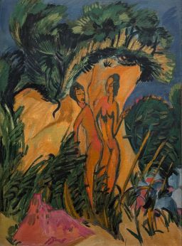 Mädchen auf Fehmarn by Ernst Ludwig Kirchner