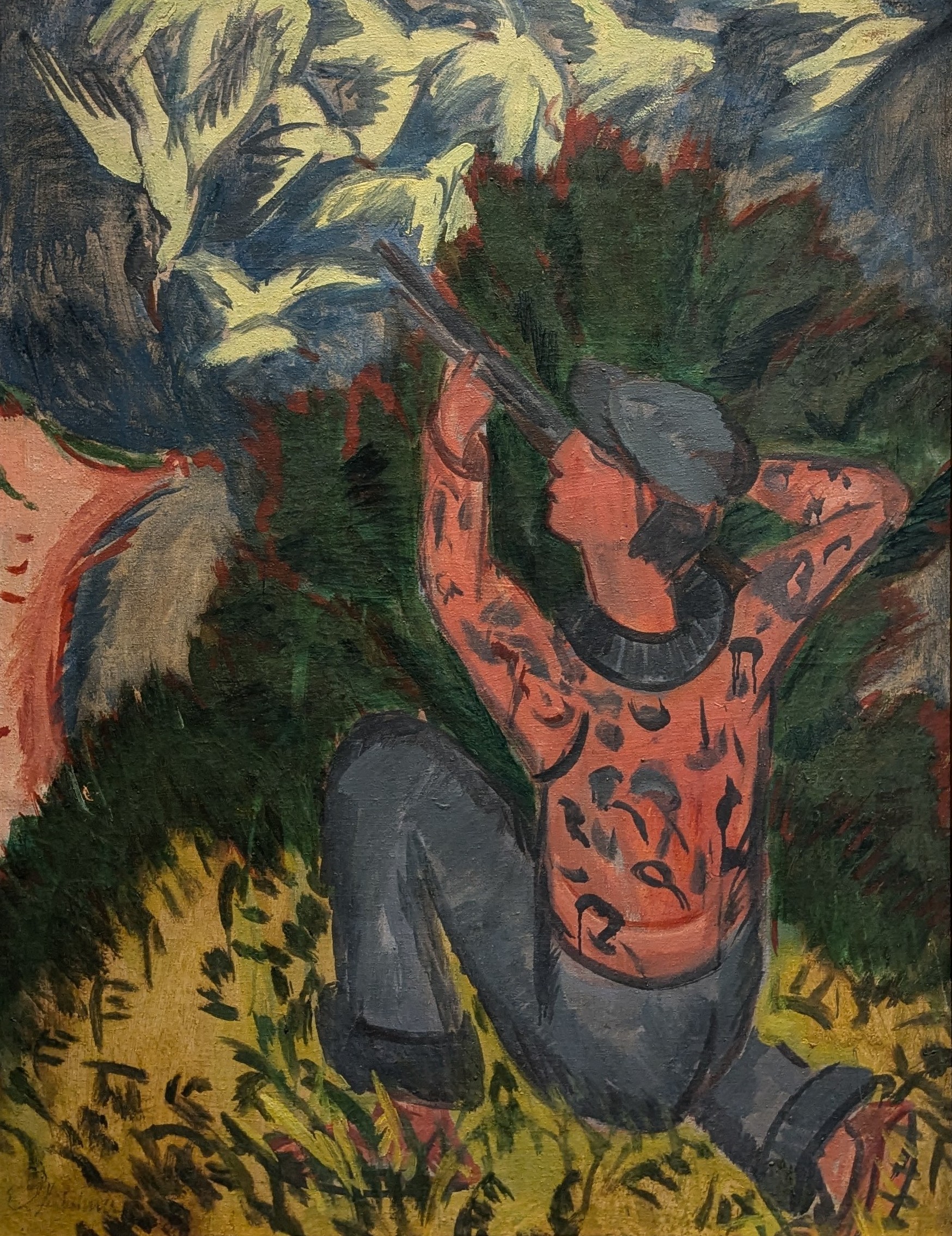 Mövenjäger by Ernst Ludwig Kirchner