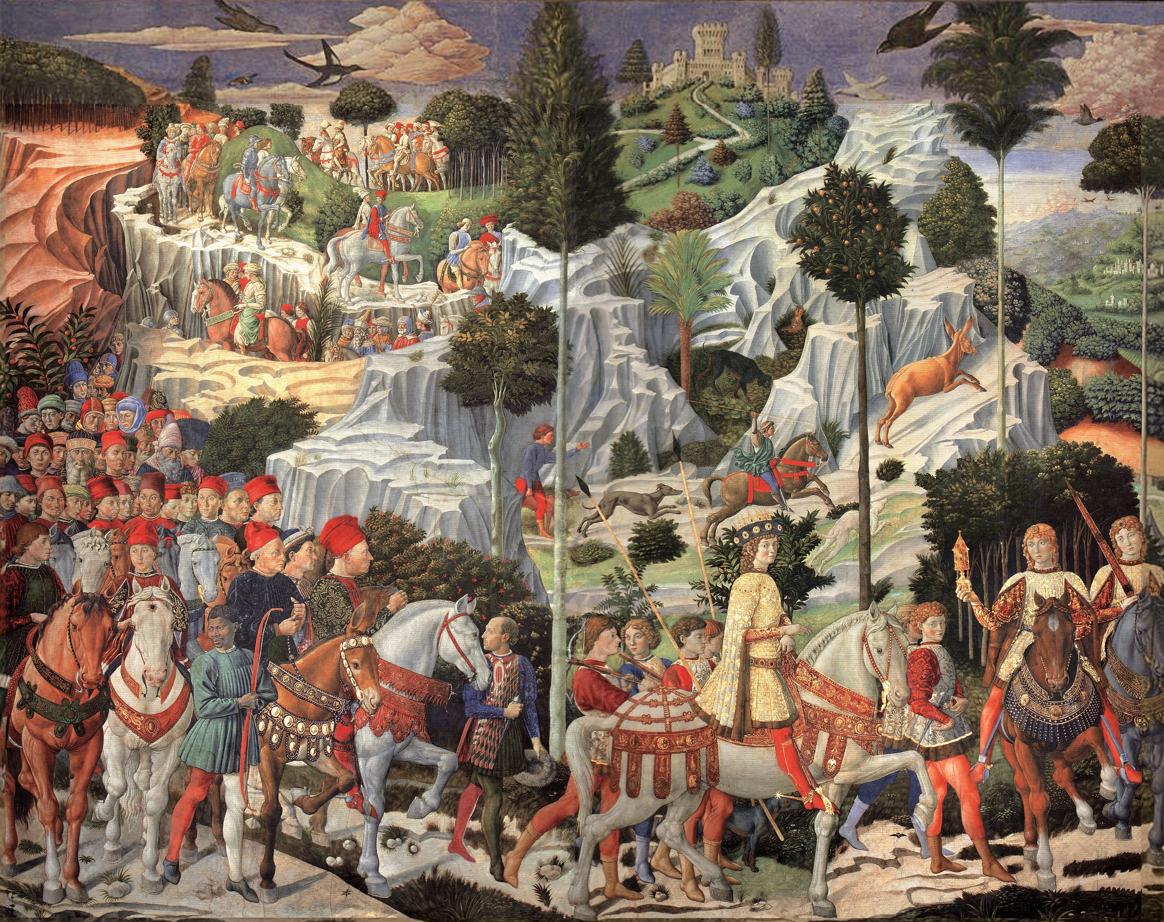 Procession of the Youngest King by Benozzo Gozzoli