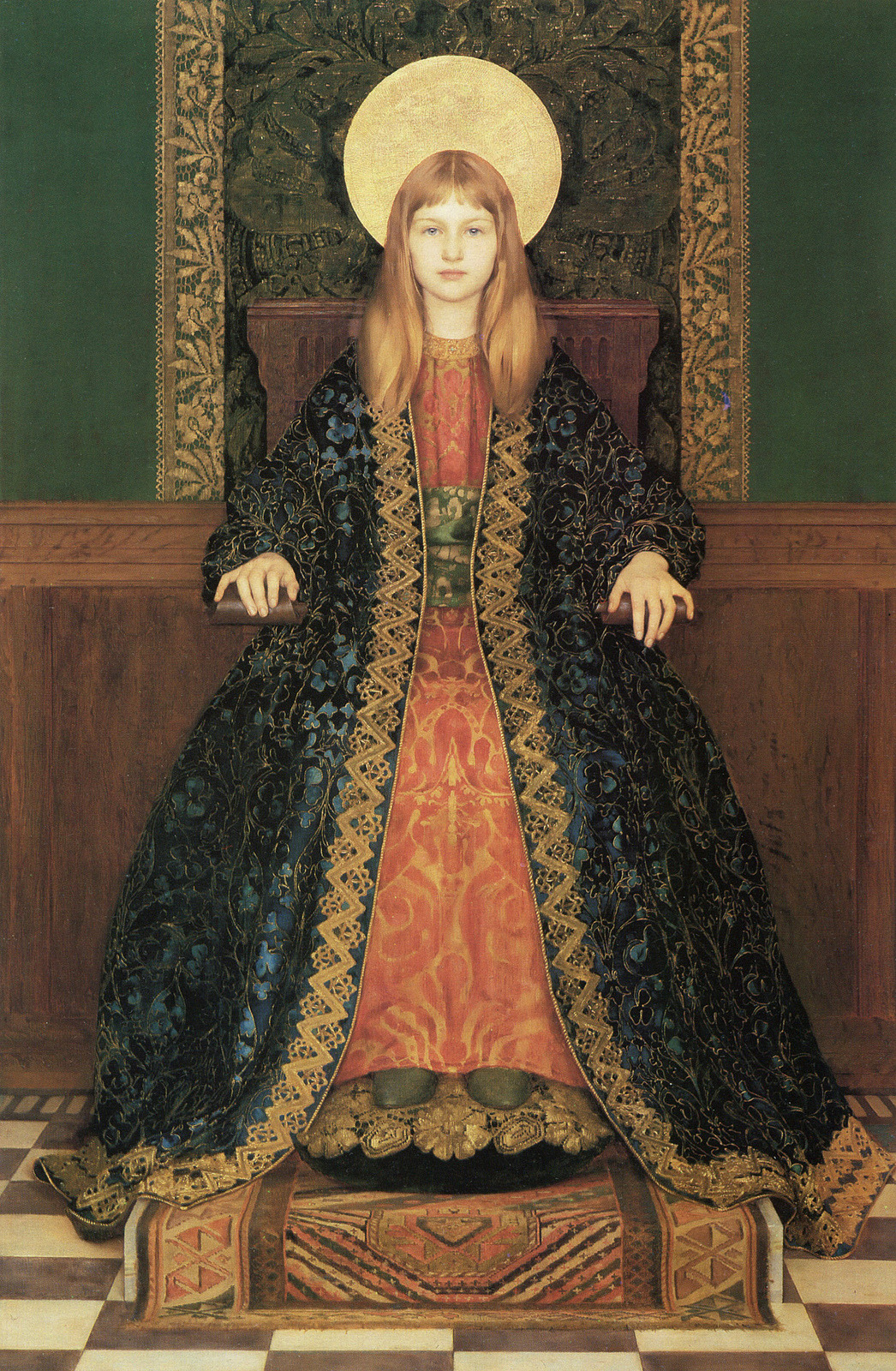The Child Enthroned, Thomas Cooper Gotch