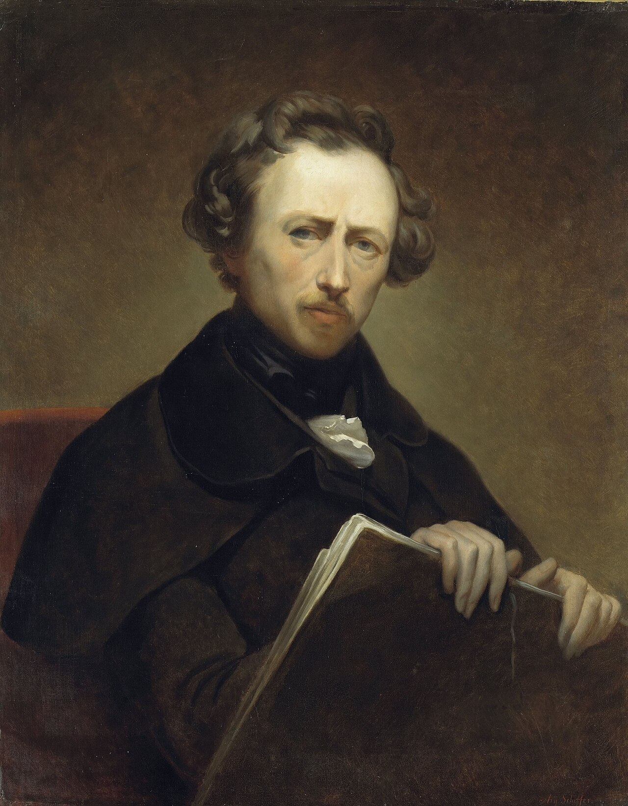 Self Portrait at the age of 43 by Ary Scheffer