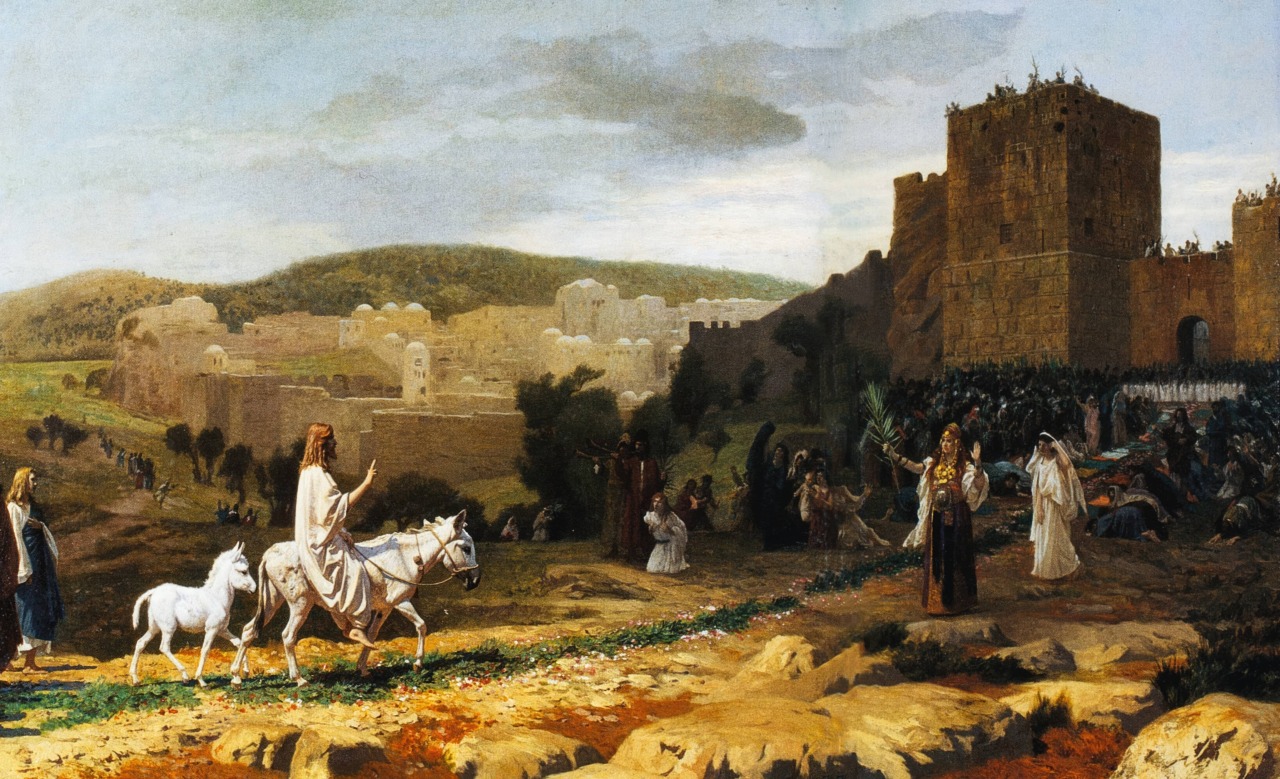 Entry of the Christ in Jerusalem by Jean-Léon Gérôme