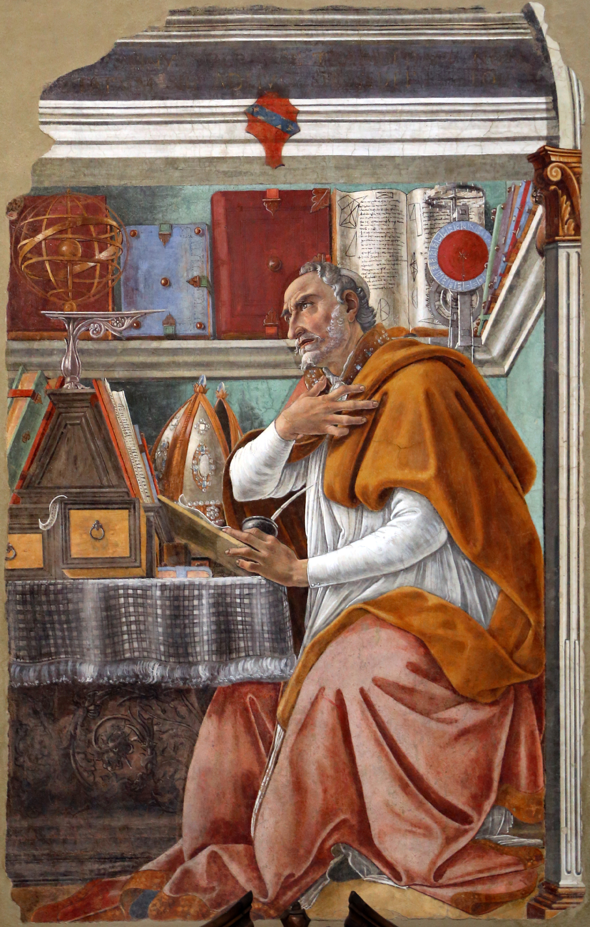 Sant'Agostino nello studio by Sandro Botticelli