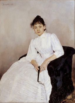 Portrait of Maria F. Jakuntjikova by Valentin Serov