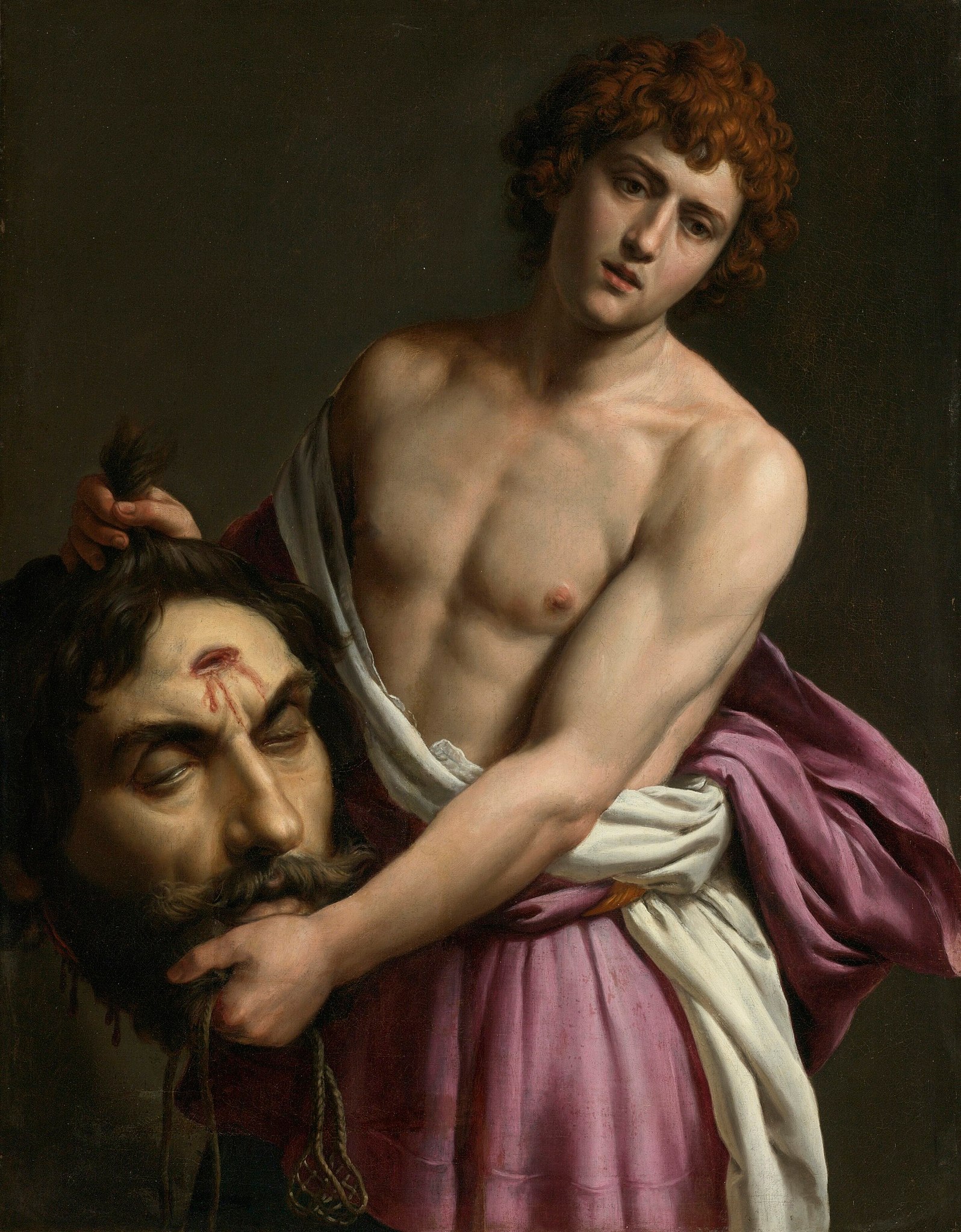 David with the Head of Goliath by Alessandro Turchi