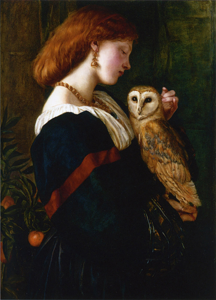 The Owl by Valentine Cameron Prinsep