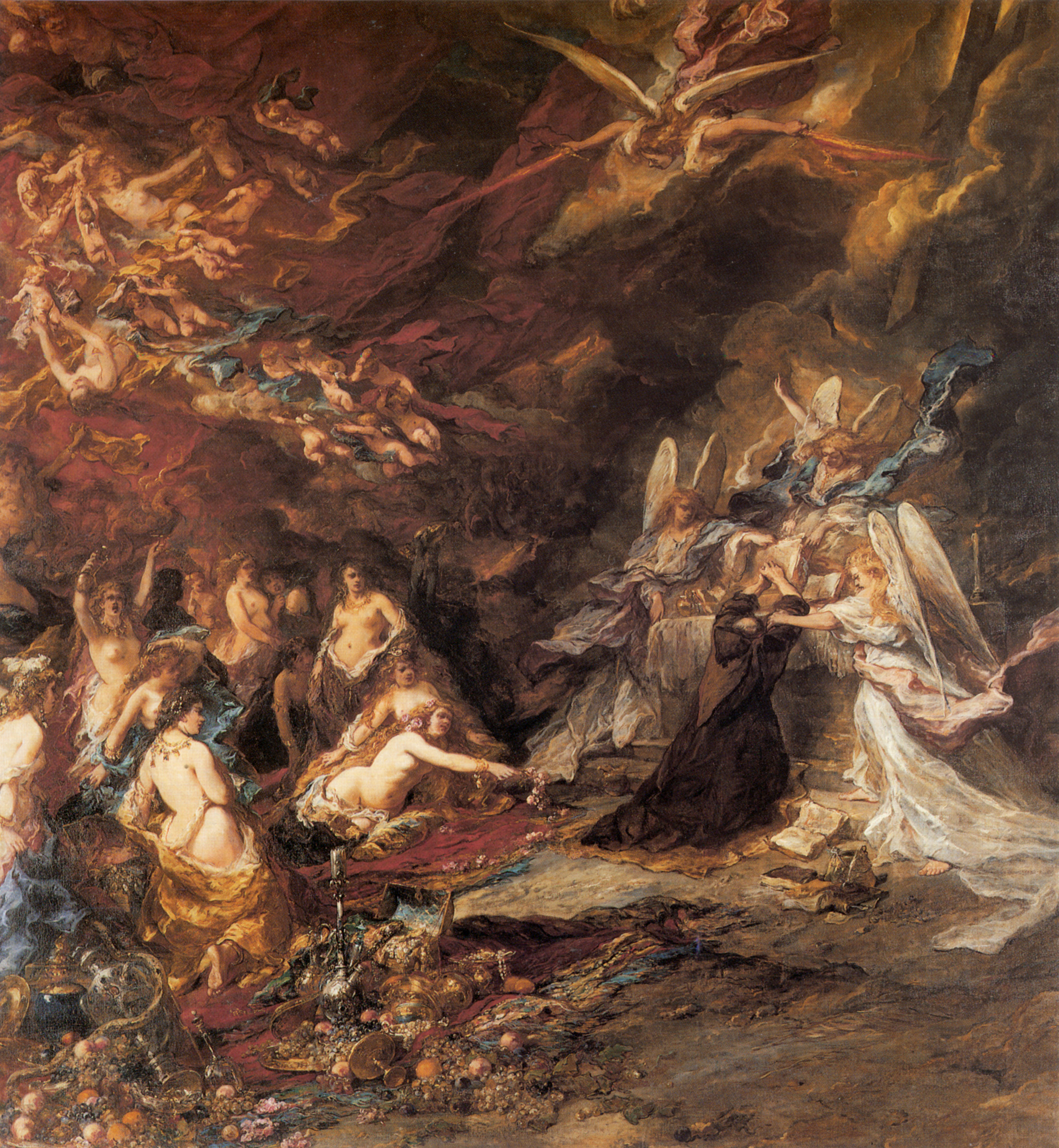 The Temptation of St. Anthony, Eugène Isabey