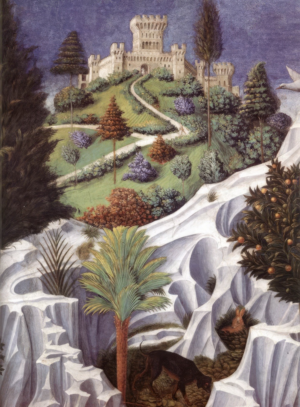 Procession of the Youngest King (detail), Benozzo Gozzoli