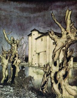 Fall of the House of Usher by Arthur Rackham