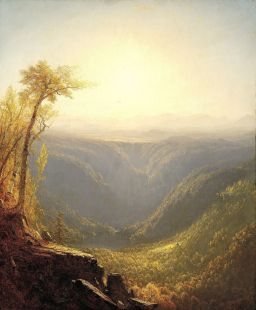 A Gorge in the Mountains (Kauterskill Clove) by Sanford Robinson Gifford