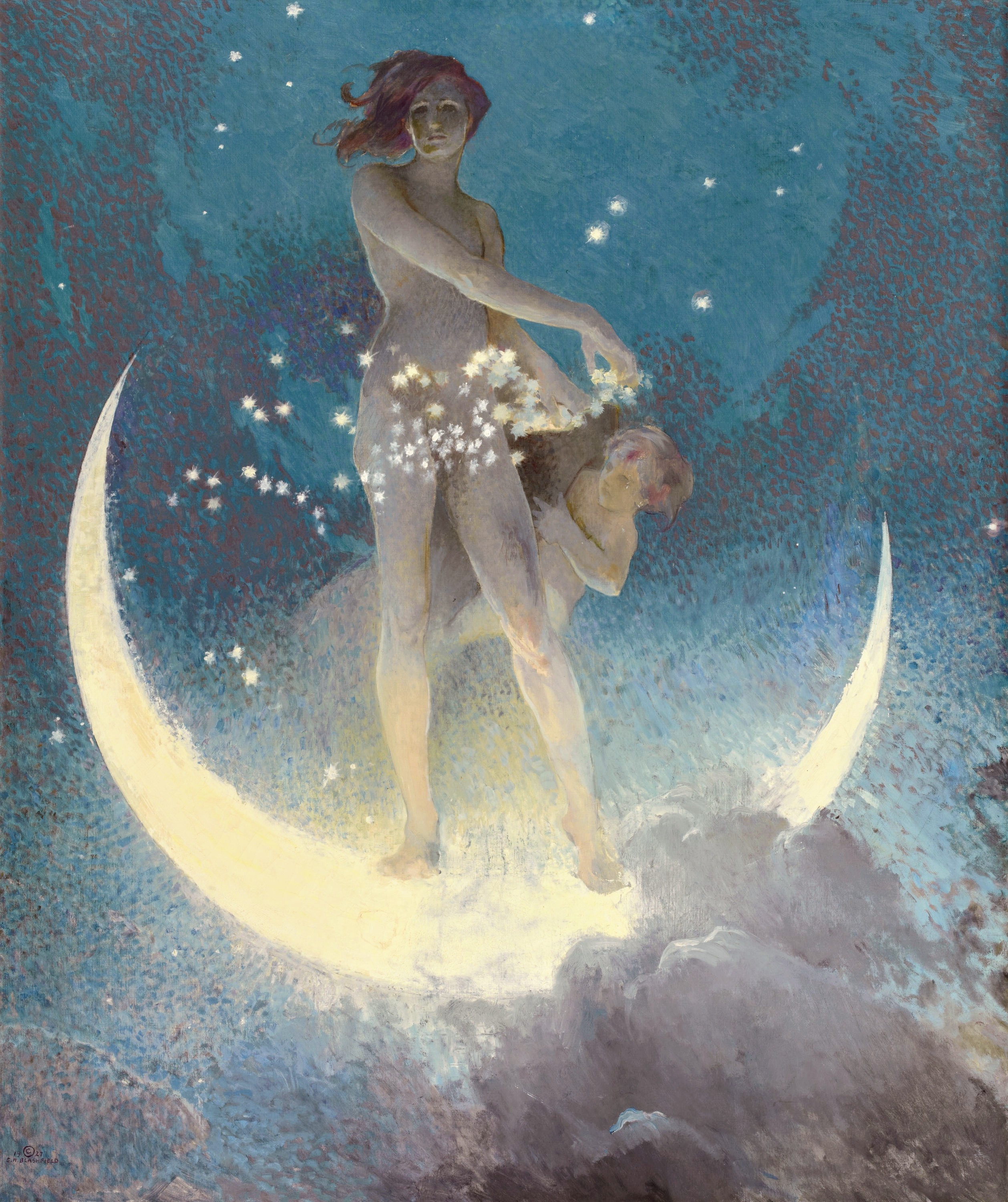 Spring Scattering Stars by Edwin Blashfield