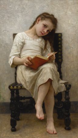 Le livre de prix by William-Adolphe Bouguereau