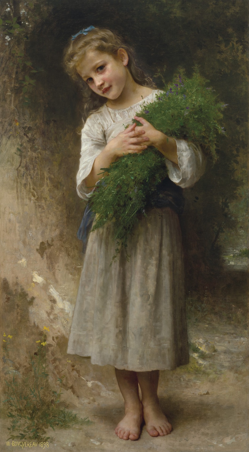 Returned from the fields, William-Adolphe Bouguereau