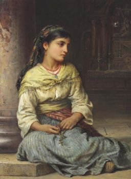 In church by Edwin Longsden Long