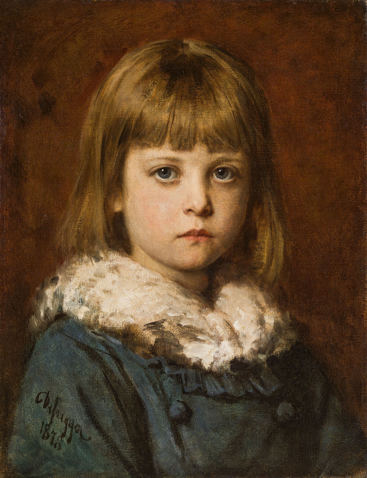 Das kleine Mädchen by Franz Defregger