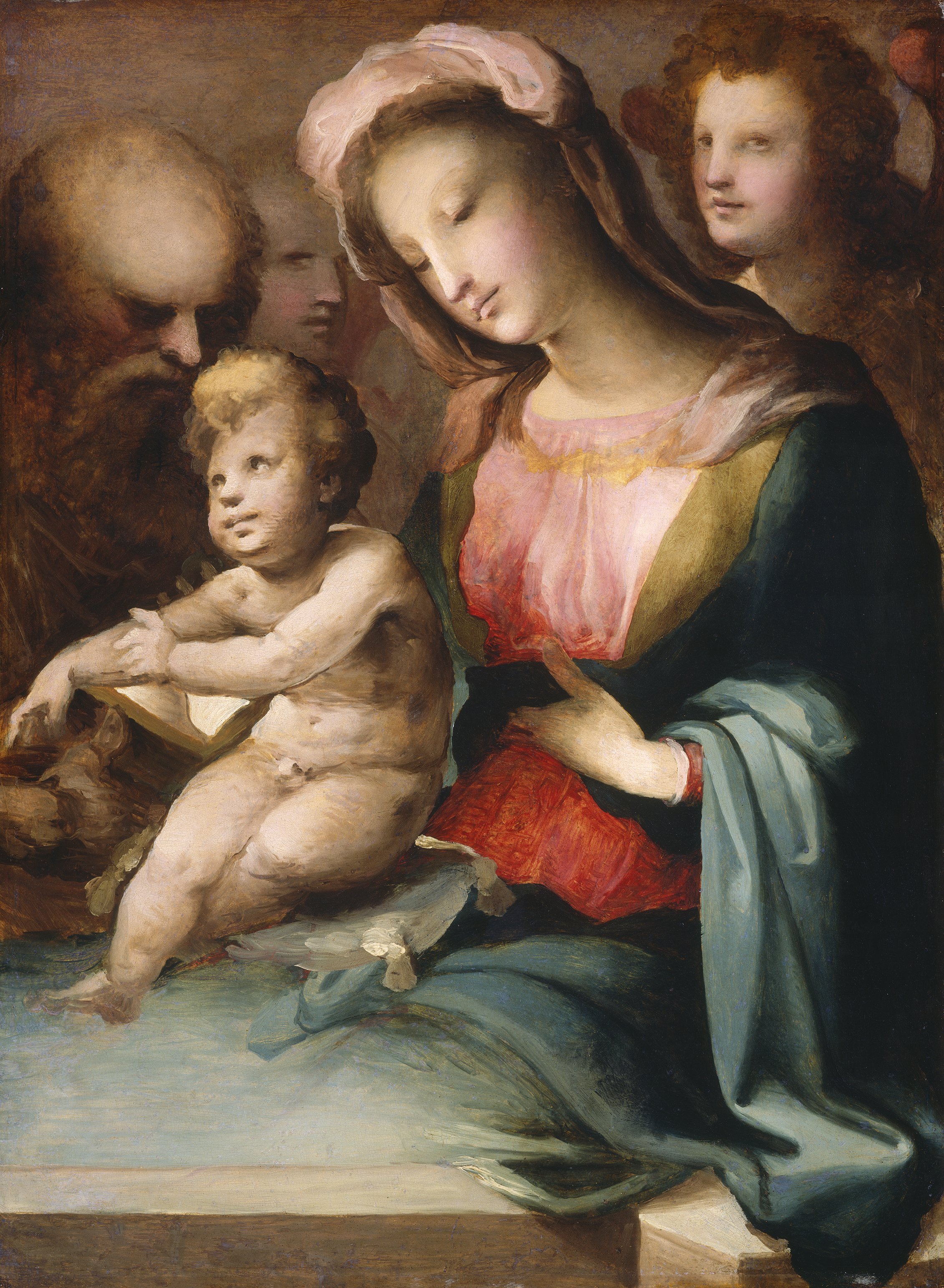 The Holy Family with Angels by Domenico Beccafumi