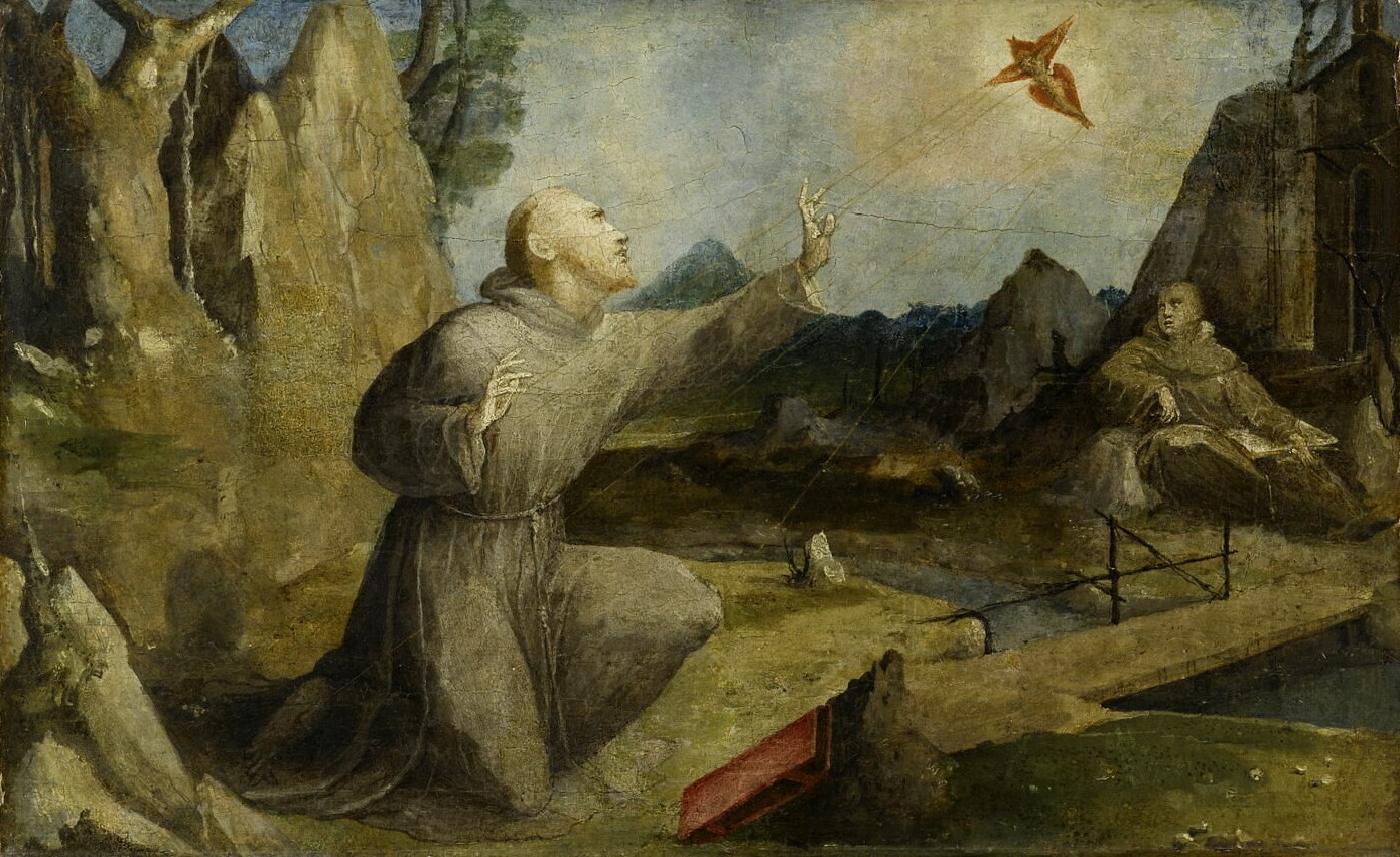 Saint Francis of Assisi Receiving the Stigmata by Domenico Beccafumi