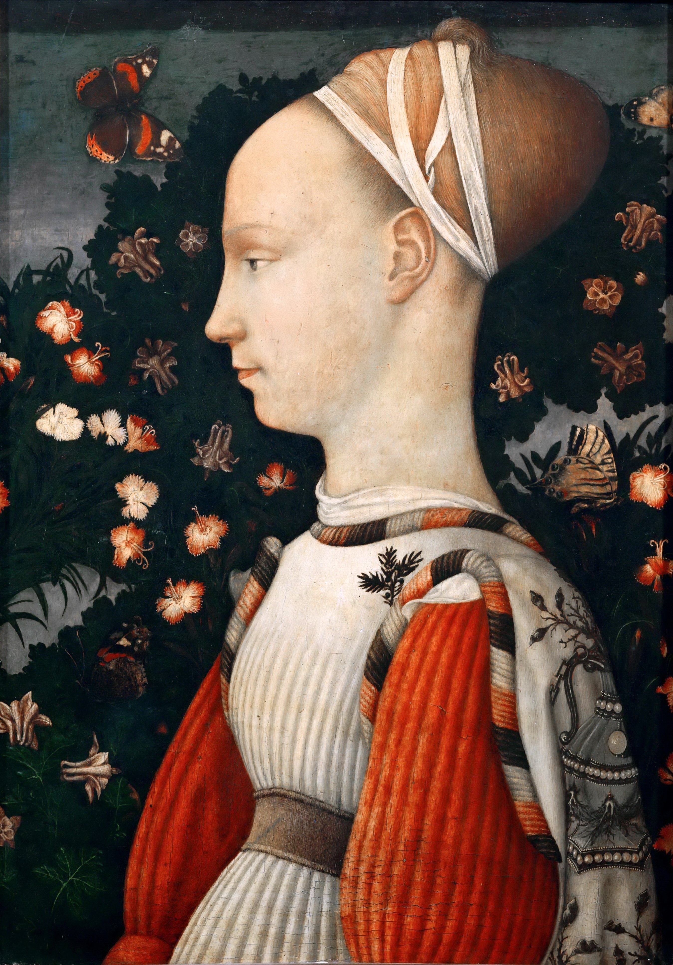 Portrait of Princess Ginevra d'Este by Pisanello