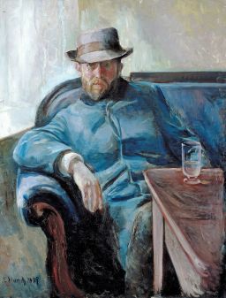 Hans Jæger by Edvard Munch