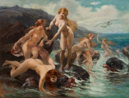 Nymphs by Adolphe La Lyre