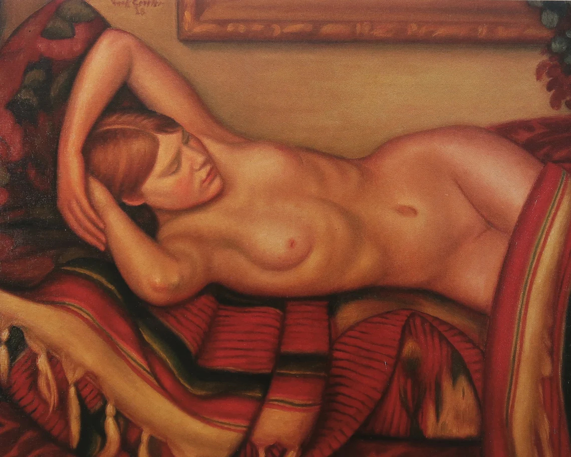 Sleeping Nude by Mark Gertler