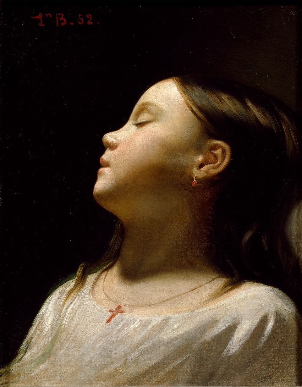 Sleeping Girl by Léon Bonnat