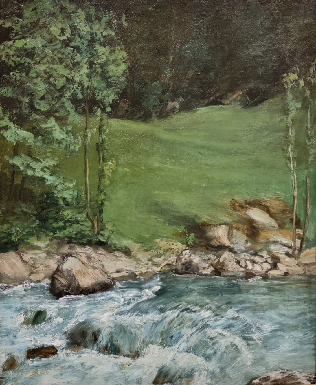 Paysage by Alphonse Legros