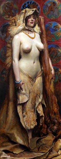 Omphale by John Byam Liston Shaw